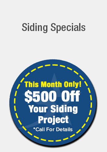 Siding Special 500$ on your next Project